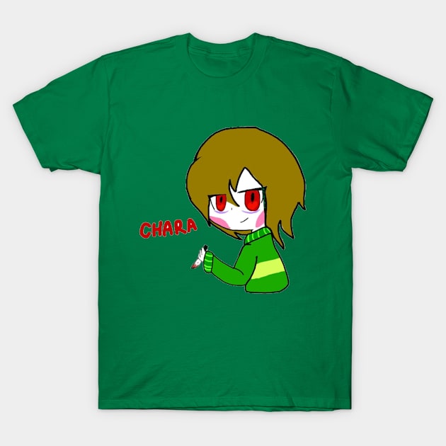 Chara T-Shirt by Labrys_Dork